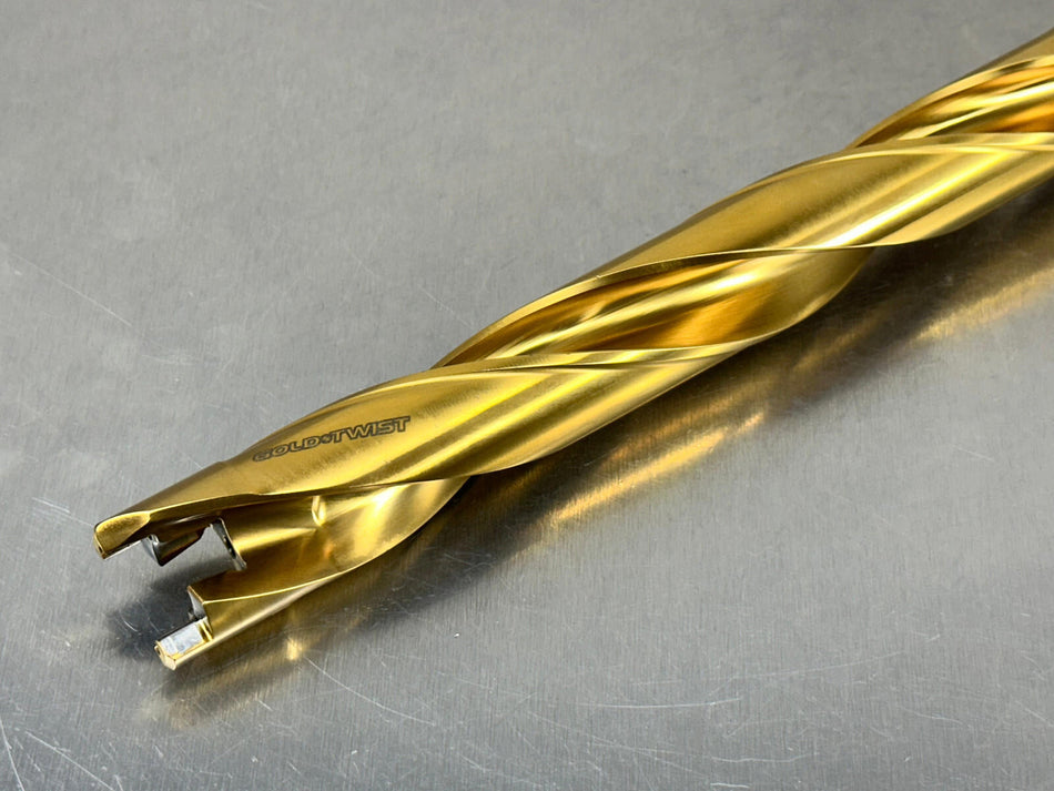 Ingersoll TD2400192B7R01 Indexable Tip Drill 24mm 8xD Gold Twist 3212810