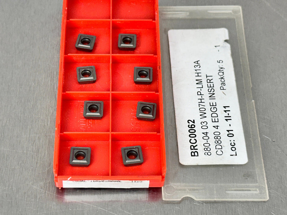Sandvik 880-04 03 W07H-P-LM H13A Carbide Insert (Pack of 8)