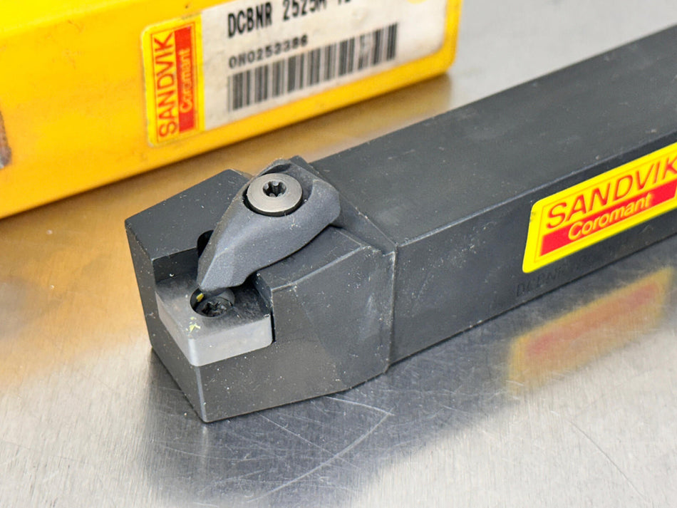 Sandvik DCBNR 2525M 12 Indexable Lathe Tool Holder Turning CNMG Insert
