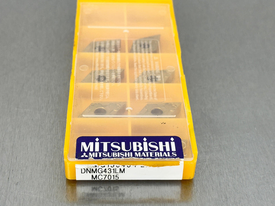 Mitsubishi DNMG431LM MC7015 Carbide Insert DNMG150404-LM (Pack of 8)