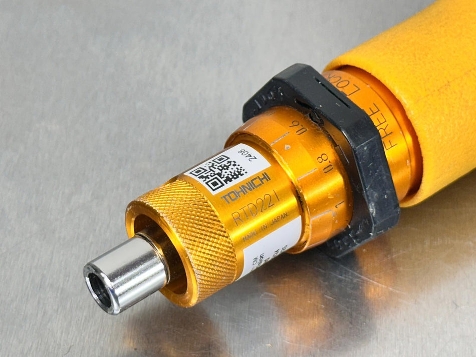 Tohnichi RTD22i Adjustable Torque Screwdriver Rotary Slip 6-22, 0.2lbf.in