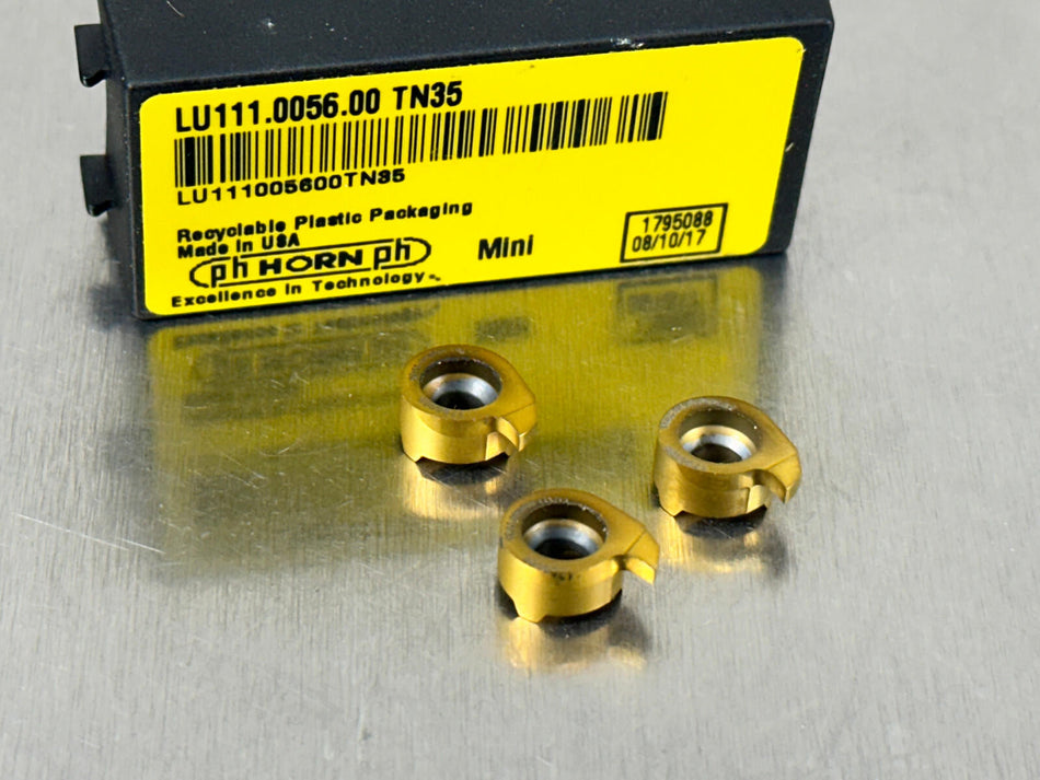 Ph Horn LU111.0056.00 TN35 Carbide Insert Grooving (Pack of 3)