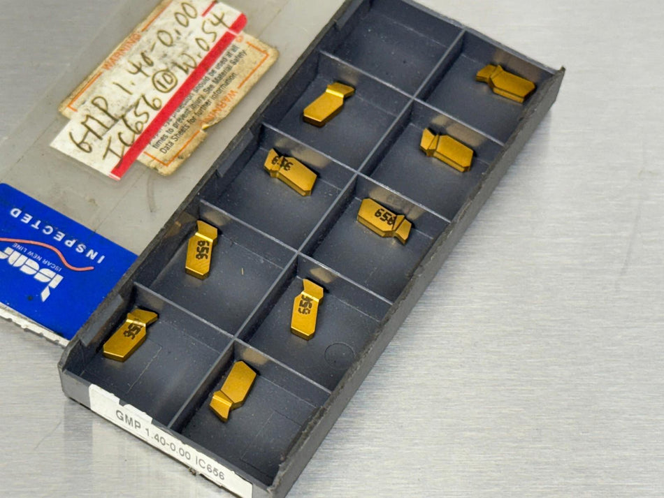 Iscar GMP 1.40-0.00 IC656 Carbide Insert (Pack of 9)