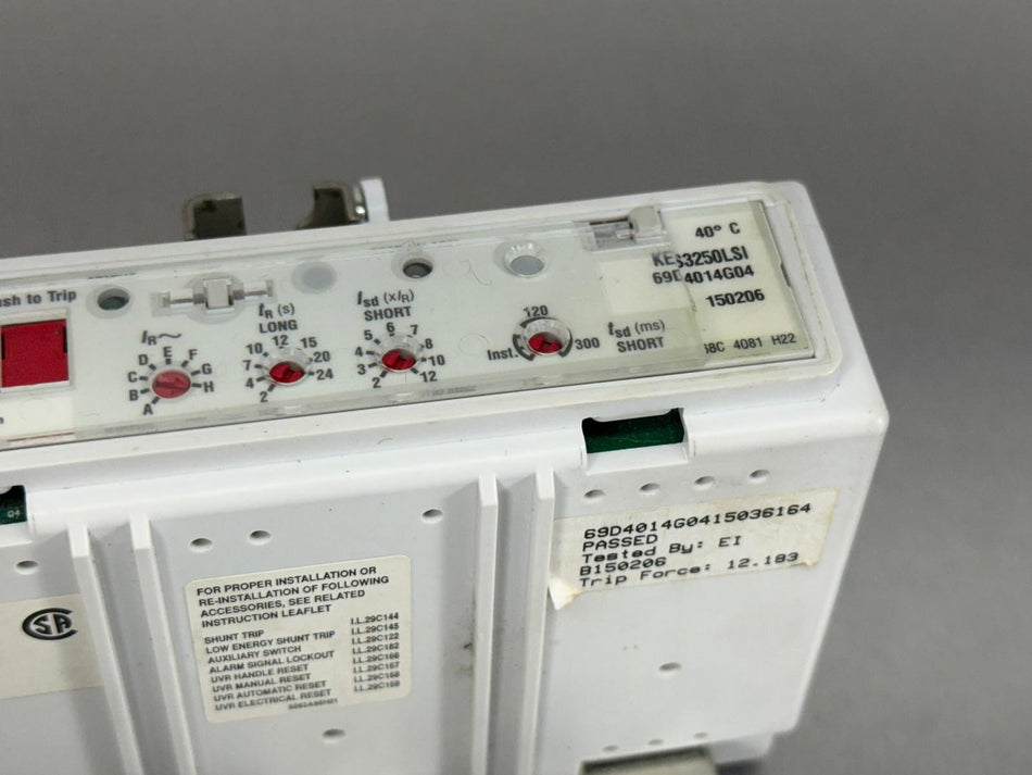Eaton KES3250LSI Trip Unit LSI 250A