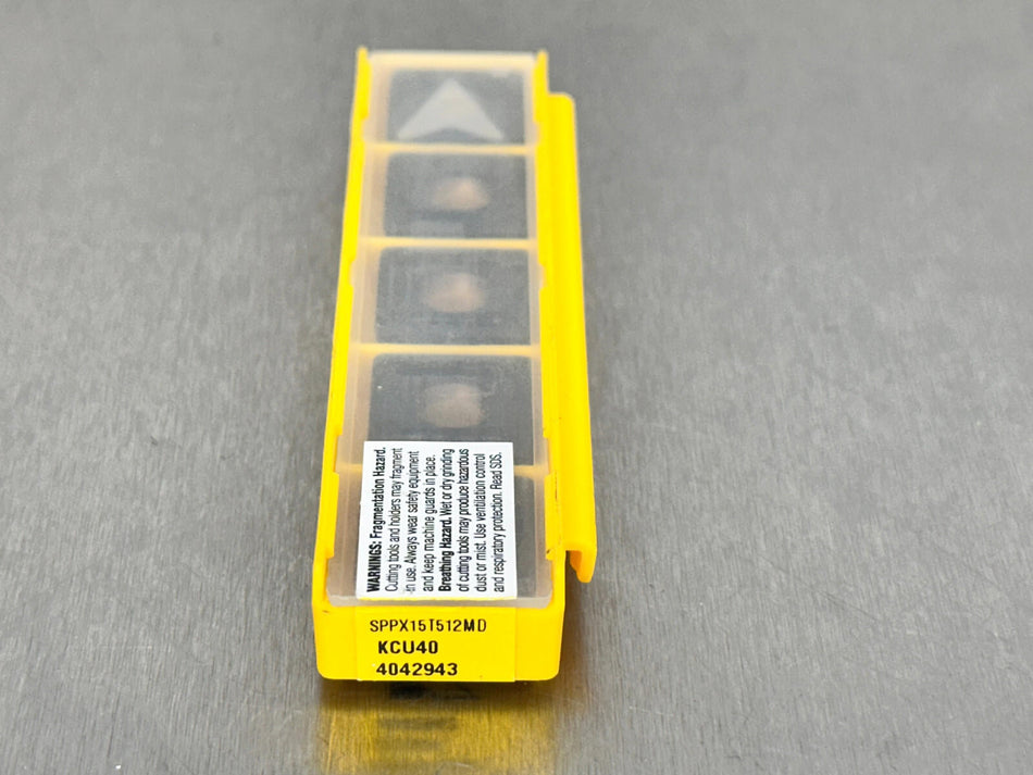 Kennametal SPPX15T512MD KCU40 Carbide Insert (Pack of 5)