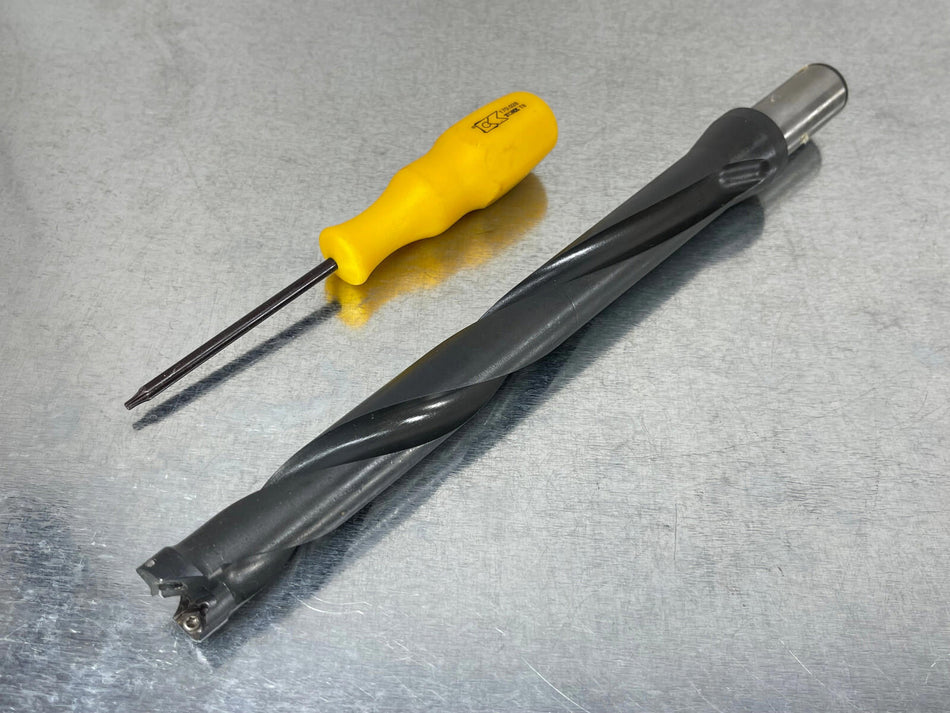 Kennametal 3.75220R218 Indexable Drill 22mm Deep Hole 8xD HTS-C Coolant Through