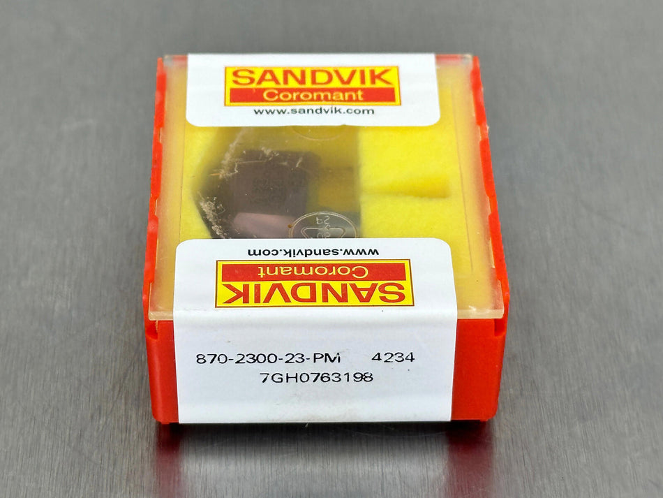 Sandvik 870-2300-23-PM 4234 Carbide Drill Tip Insert CoroDrill 870 (Pack of 1)