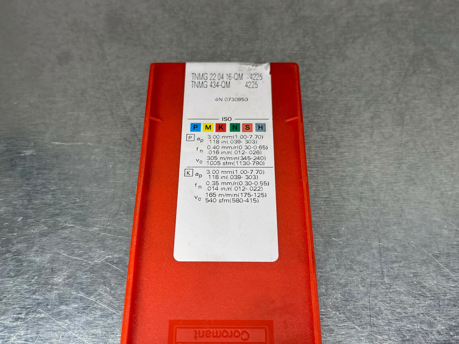 Sandvik TNMG 434-QM 4225 Carbide Insert TNMG220416QM (Pack of 10