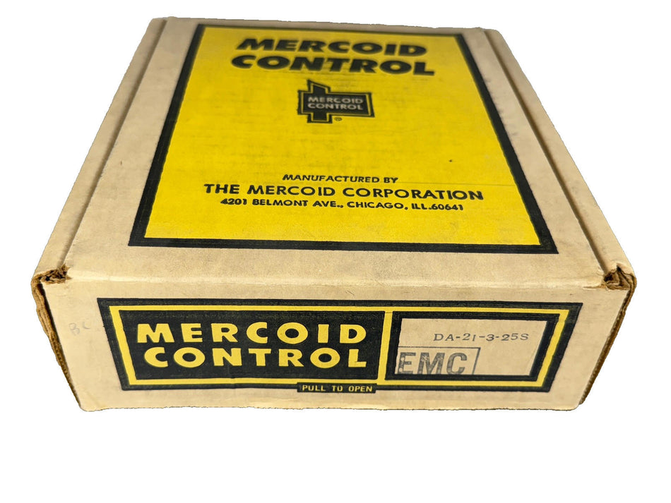 Mercoid Control DA-21-3-25S Pressure Switch Stainless 30˝ Hg VAC to 60