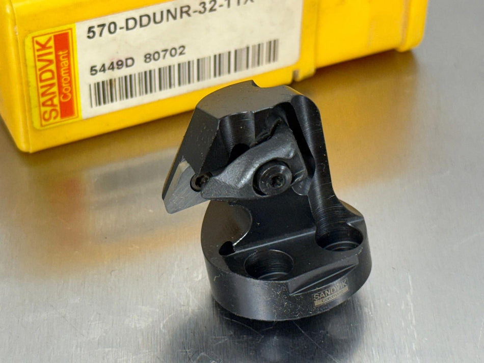 Sandvik 570-DDUNR-32-11X Indexable Boring Head SL32 Backboring DCMT Insert