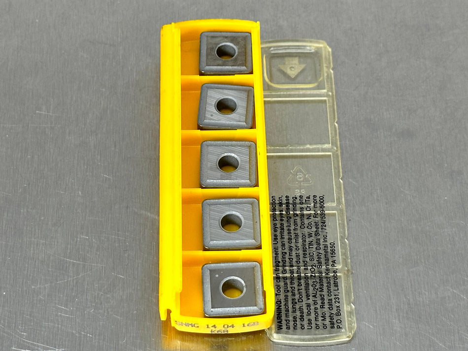 Kennametal SNMG 4534 K68 Carbide Insert 140416B (Pack of 5)