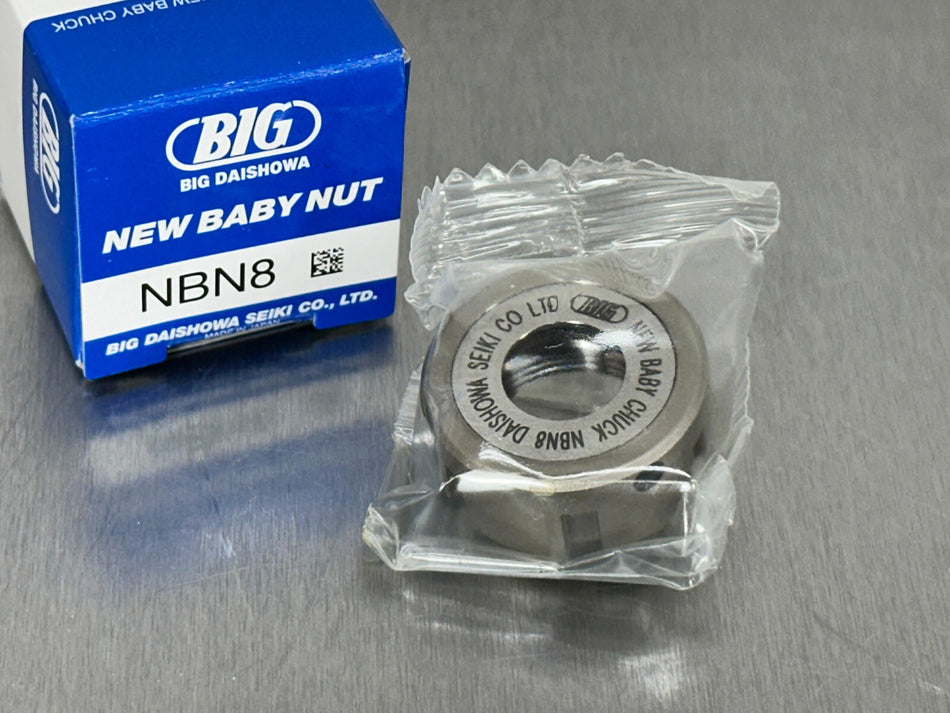 Big Daishowa NBN8 Hydraulic Collet Chuck Nut New Baby NBN 8