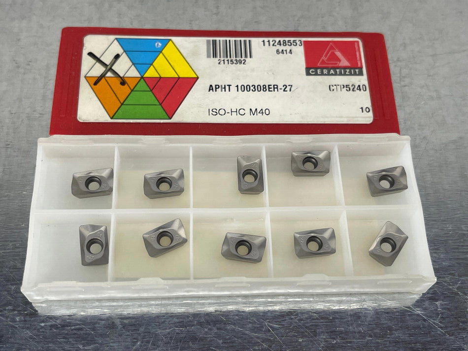 Ceratizit APHT 100308ER-27 CTP5240 Carbide Insert (Pack of 10)