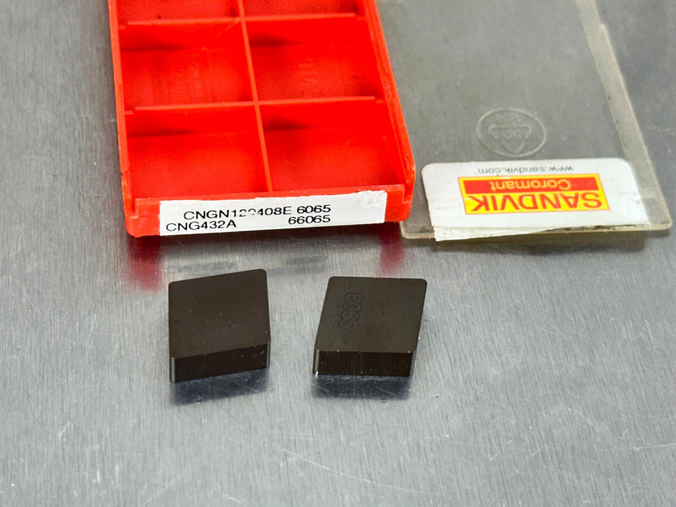 Sandvik CNG 432A 6065 Ceramic Inserts 120408E (2 pcs)
