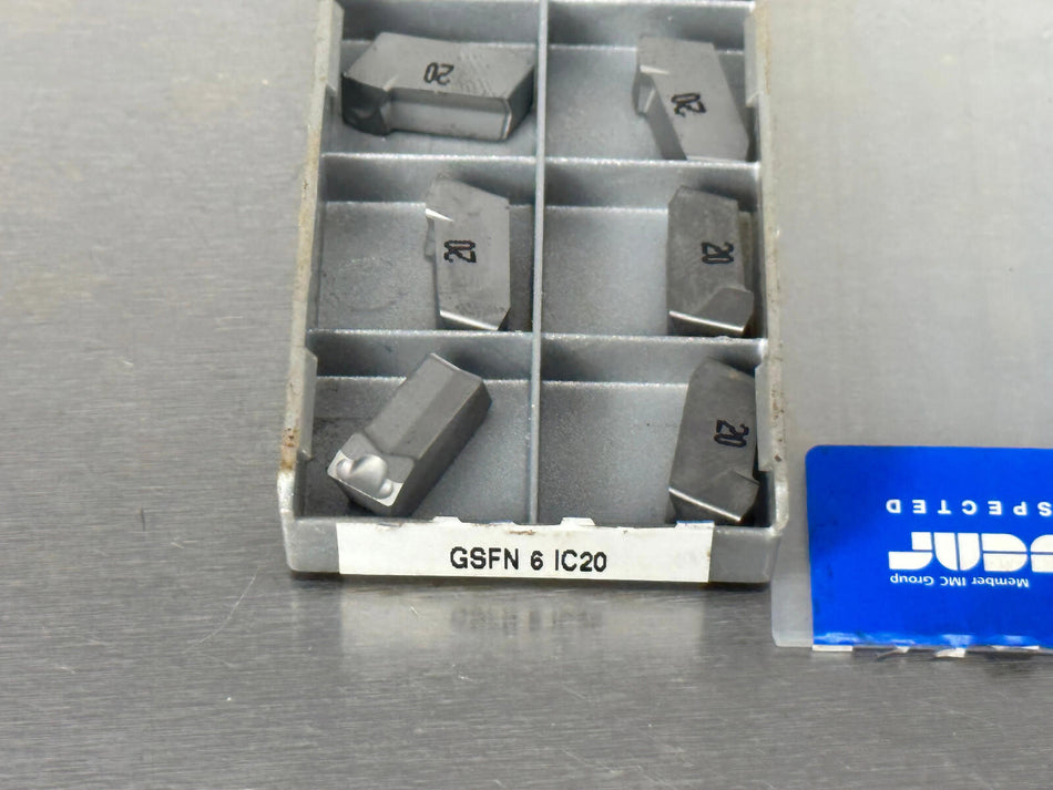 Iscar GSFN 6 IC20 Carbide Insert (Pack of 10)
