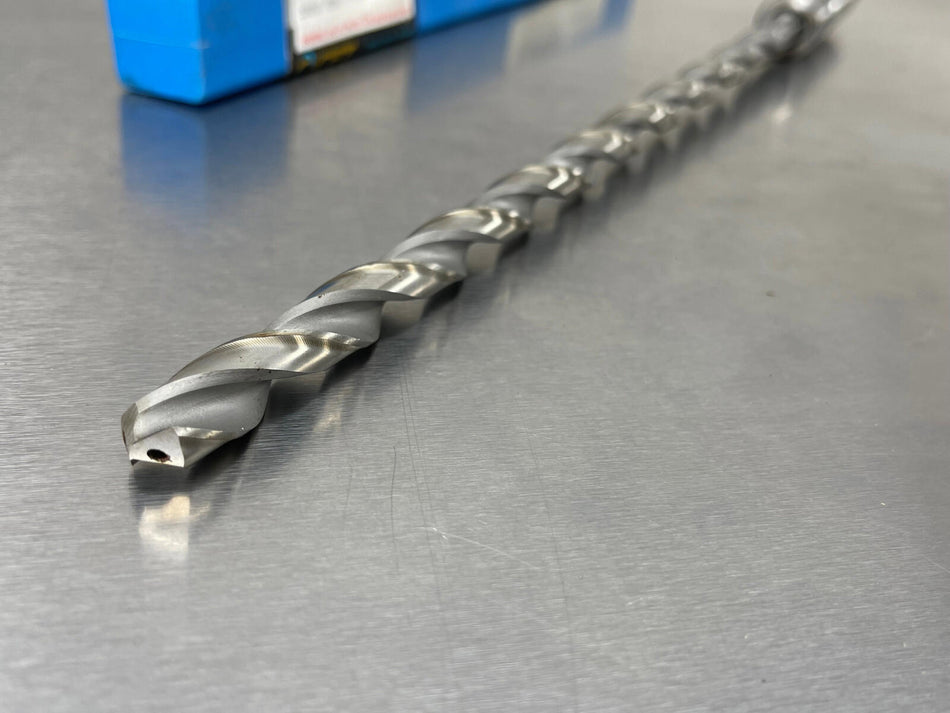 CFT Whalley 31/64" Coolant Fed Drill HSS 12" Flute 3MT Shank 812-015