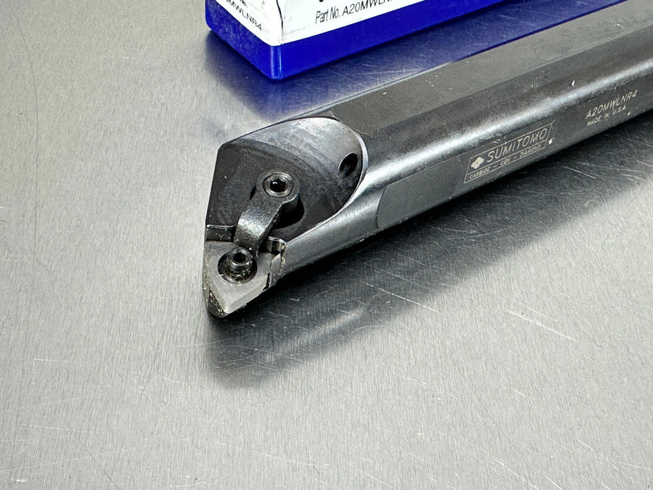 Sumitomo A20 MWLNR4 Indexable Boring Bar Turning 1-/4" WNMG Insert