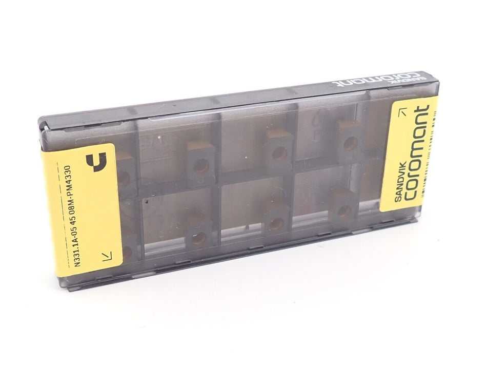 Sandvik N331.1A-05 45 08M-PM 4330 Carbide Insert (Pack of 10)