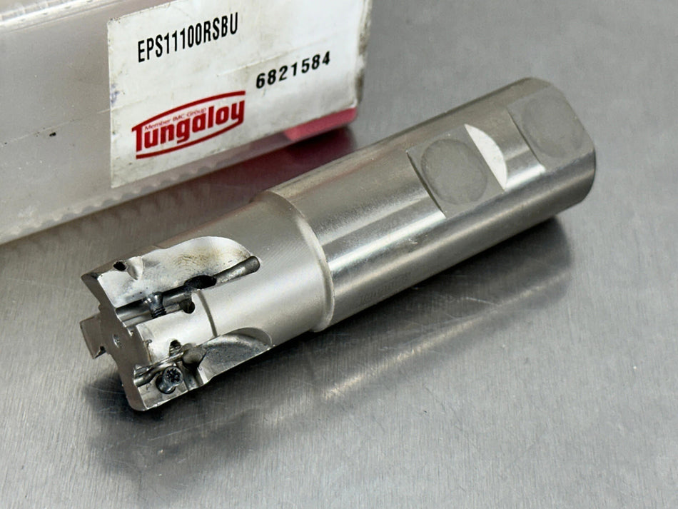 Tungaloy 1" Indexable End Mill Square Should EPS11100RSBU, 6821584