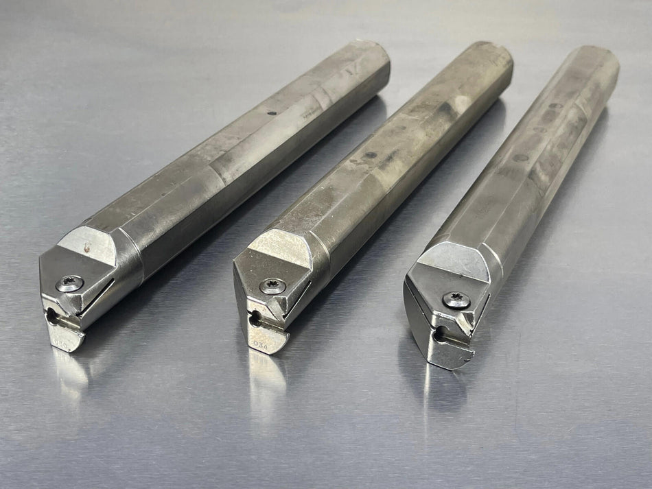 (3) Iscar GHIR 31.7-4 Indexable Boring Bar 1.25" Cut-Grip Grooving 2800353