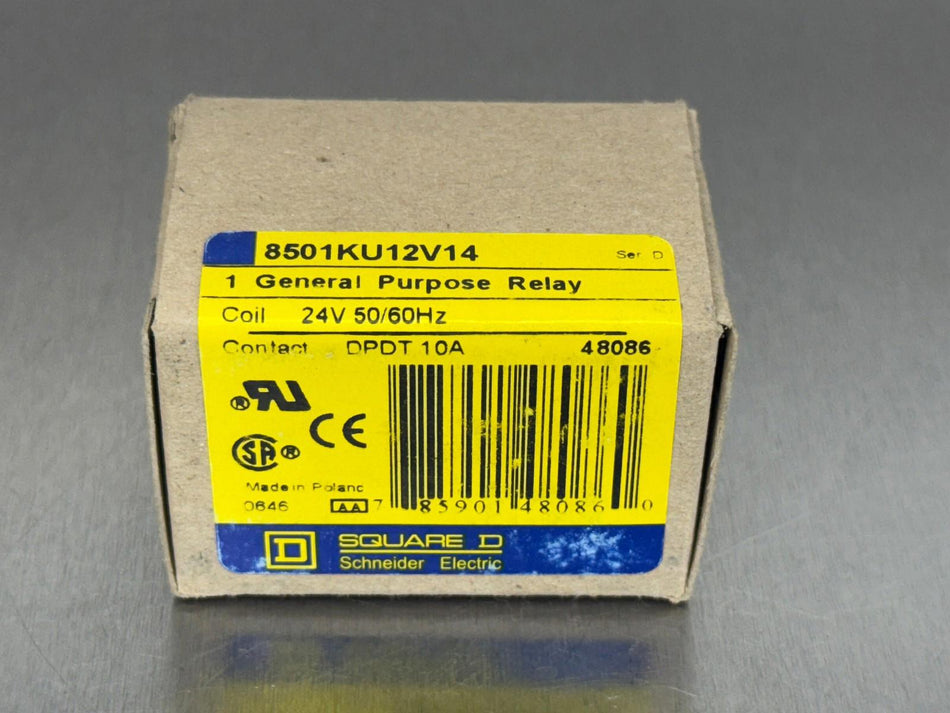 Square D 8501KU12V14 General Purpose Relay 24V