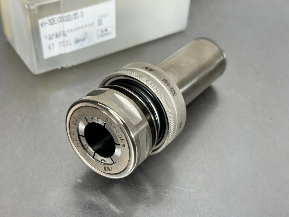 NT Tool KH-32E Collet Chuck KH-E Stub Quick Change Holder w/ 20mm Collet