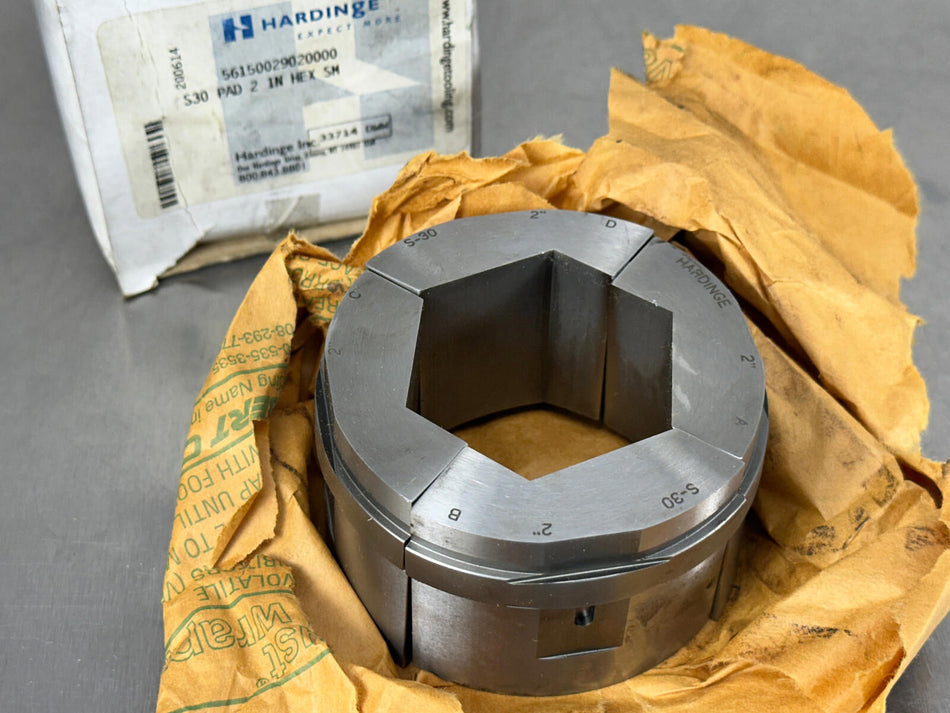 Hardinge S30 2" Hex Smooth Collet Pad 56150029020000