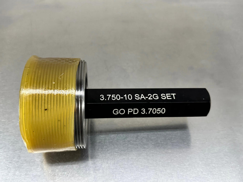 Titan 3 3/4 10 ACME Thread Gage Set Plug Go Only 3.7050 SA-2G 3.75