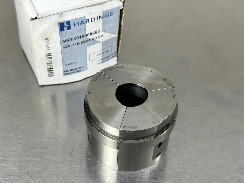 Hardinge S20 55/64" Collet Pad Round Smooth