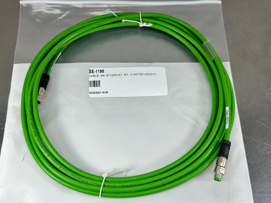 Beckhoff ZK1090-3132-3050 Ethercat Cable M8 Male 5m