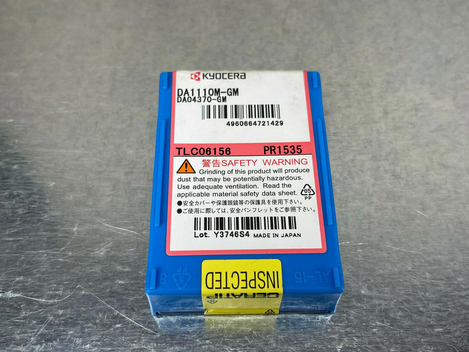 Kyocera DA1110M-GM PR1535 Indexable Carbide Insert Drill Tip .437" DRA