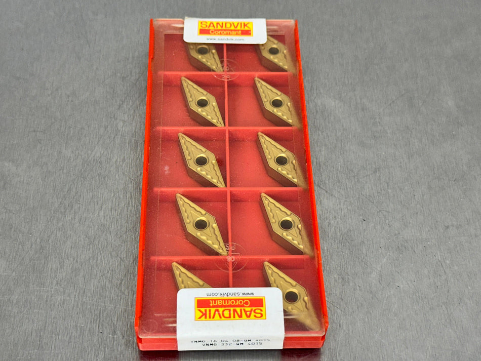 Sandvik VNMG 332-QM 4015 Carbide Insert VNMG 16 04 08-QM (Pack of 10)