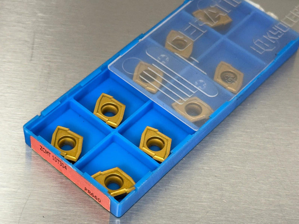 Kyocera ZCMT10T304 PR660 Carbide Insert (Pack of 9)