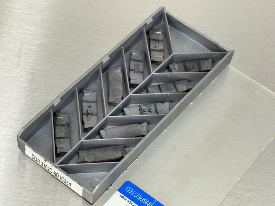 Iscar DGR 3102C-6D IC354 Carbide Insert 6002350 (Pack of 10)