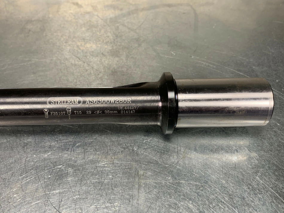 Stellram 1.181" - 1.413" Indexable Spade Drill Body, 1.25" Shank AS6300W280R