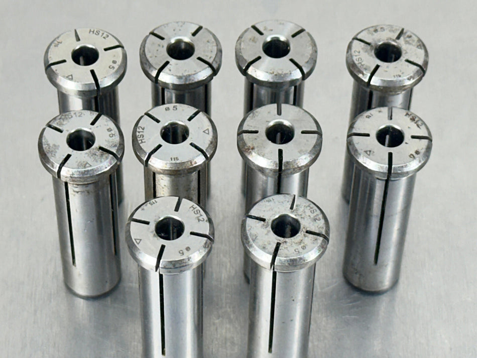 Rego-Fix HS 12 x 5mm ID Hydraulic Sleeve Reduction Collet Chuck 1912.05000