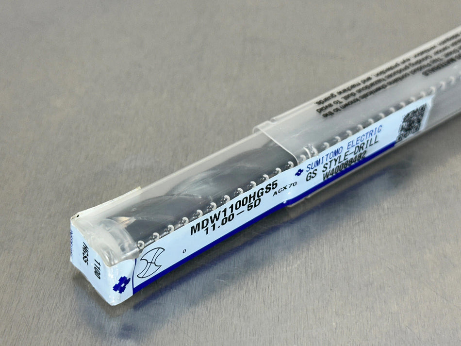 Sumitomo 11mm Carbide Drill 5xD Through Coolant MDW1100HGS5