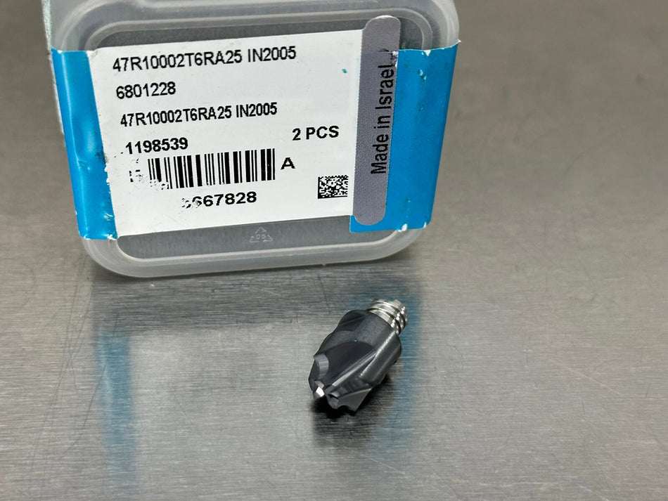 Ingersoll 47R10002T6RA25 IN2005 Carbide Insert Tip ChipSurfer 5667828
