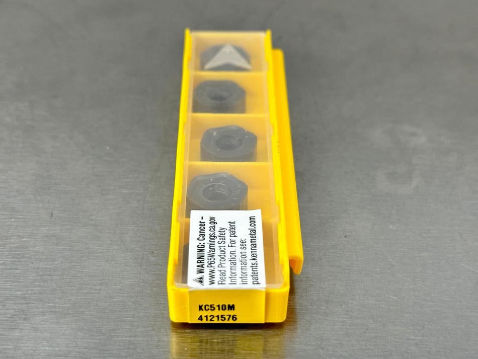Kennametal HNGJ 43ANENLD KC510M Carbide Insert 0604ANENLD (Pack of 5)