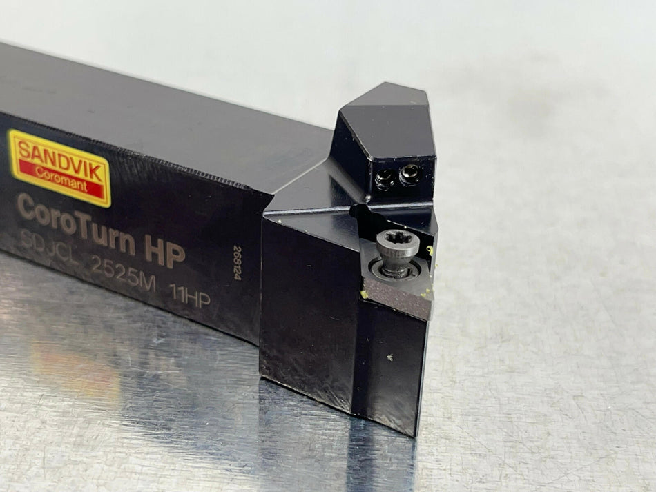 Sandvik SDJCL 2525M 11HP Indexable Tool Holder Internal Coolant CoroTurn 107