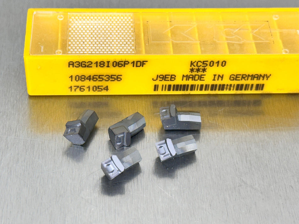 Kennametal A3G218I06P1DF KC5010 Carbide Insert (Pack of 5)