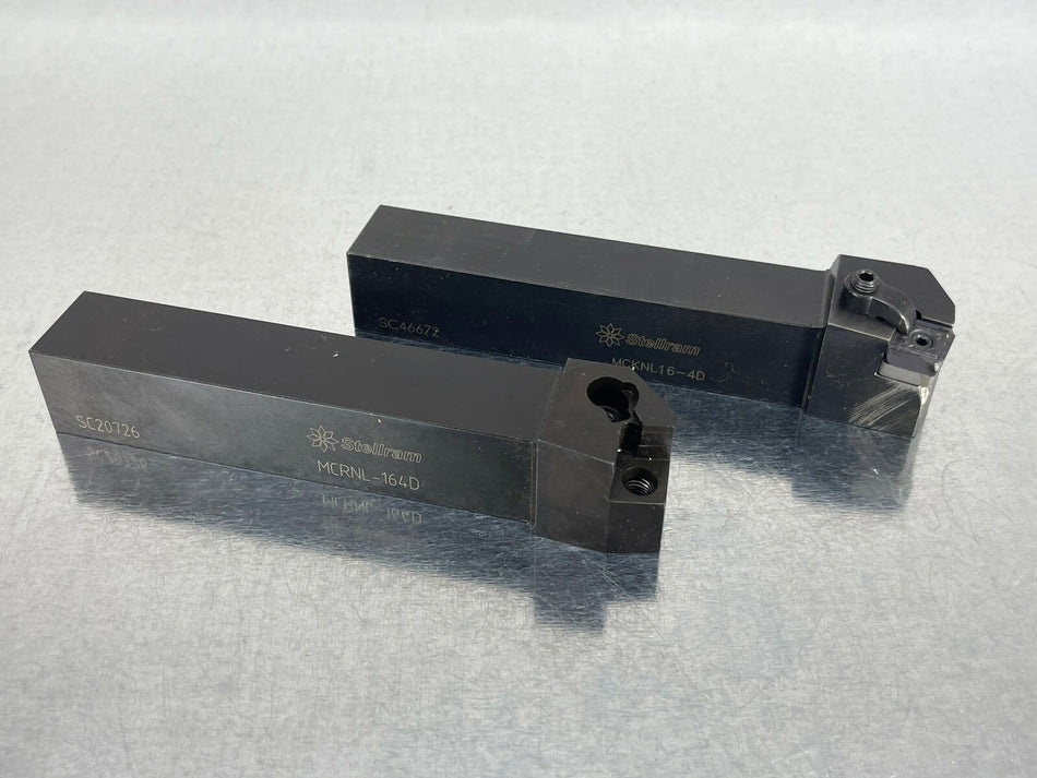 Stellram MCKNL16-4D, MCRNL-164D Indexable Tool Holder Turning (Lot of 2)