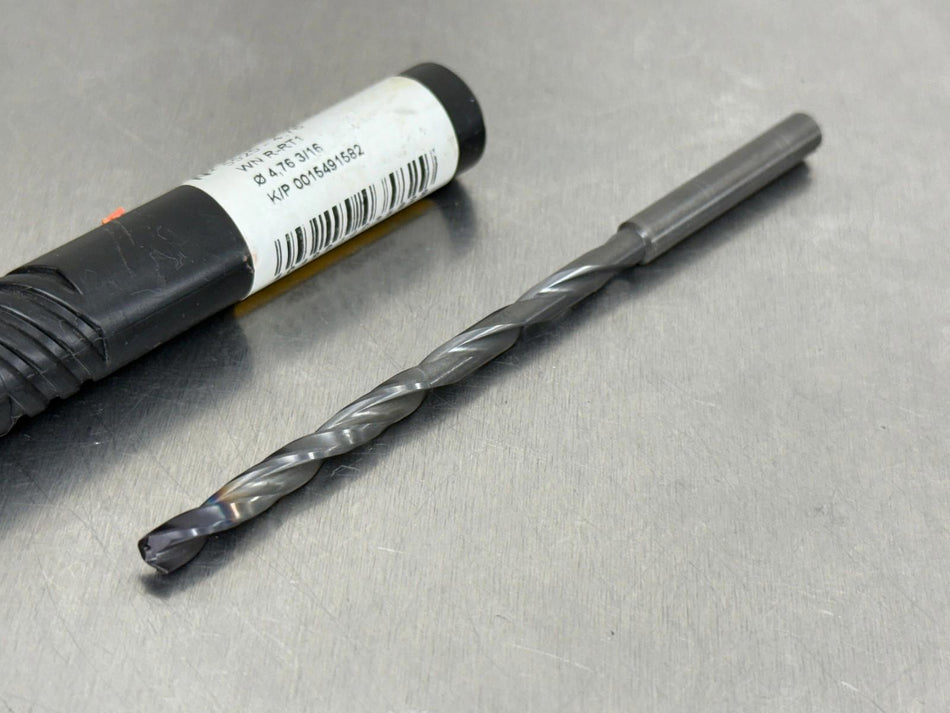 Guhring 3/16" Solid Carbide Drill 12xD 5525 Series Coolant Through 9055250047600