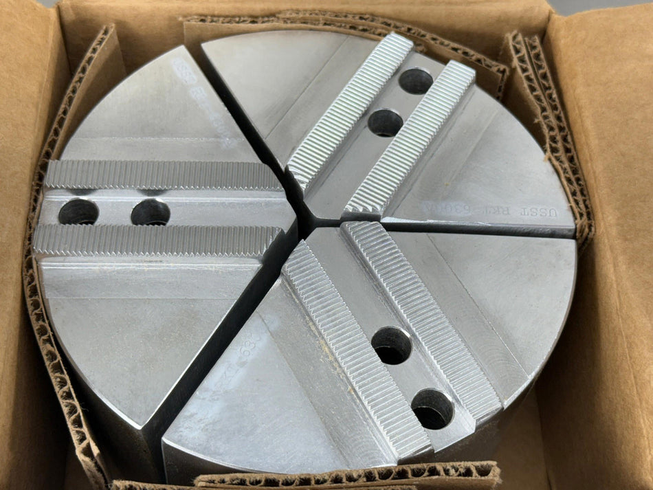 RKT-6300A Aluminum Round Jaws 6" x 3" Height - USA Made - Kitagawa