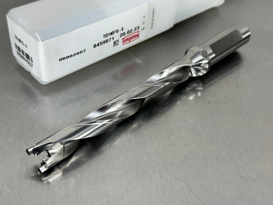Tungaloy TID140F16-8 Indexable Drill 14mm 8xD Drill Meister Replaceable Tip