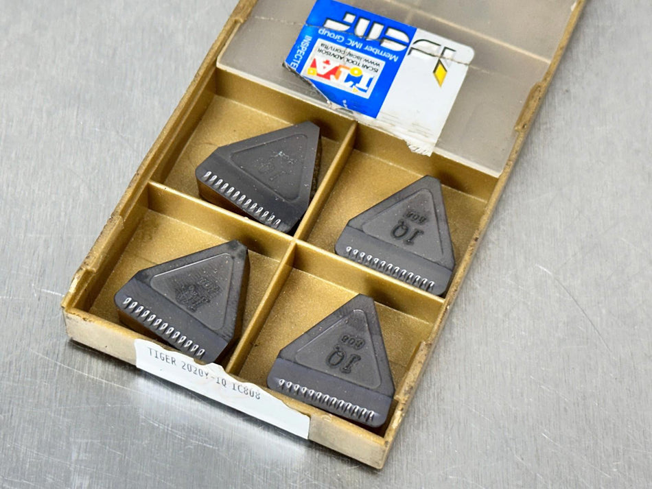 Iscar TIGER 2020Y-IQ IC808 Carbide Insert 6405397 (Box of 4)