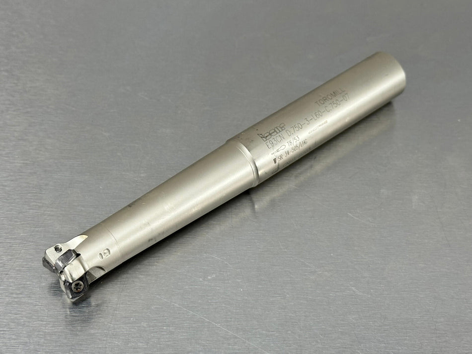 Iscar 3/4" Indexable End Mill .75" TorMill E93CN D.750-3L60C.750-07, 3103478