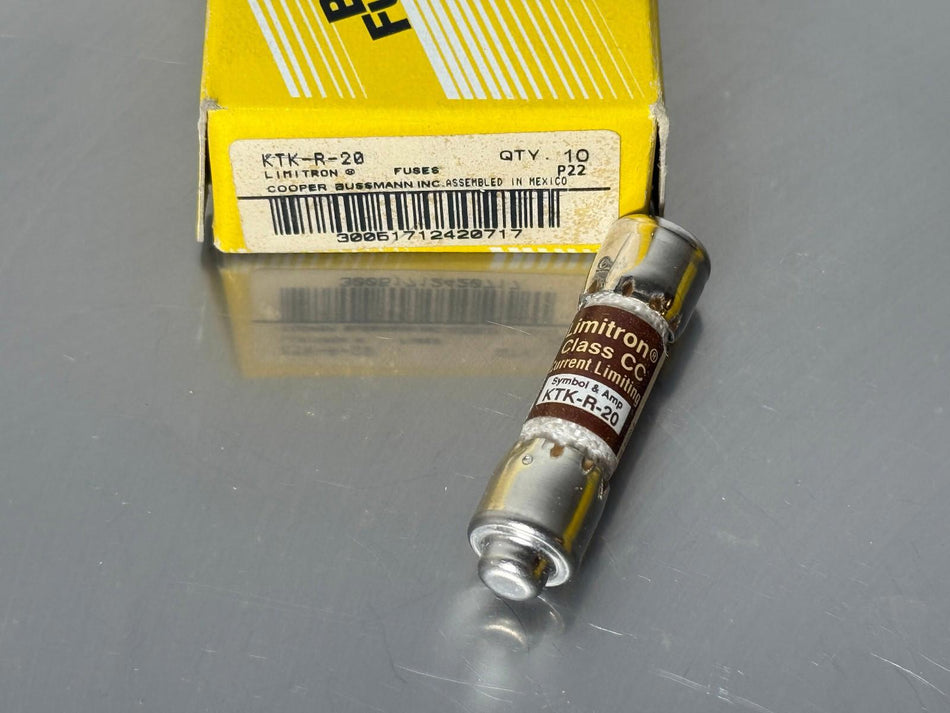 Bussmann KTK-R-20 Fuse 20A Buss Limitron (Box of 10)