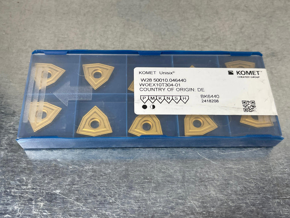 Komet W28 50010.046440 BK6440 Carbide Insert (Pack of 10)