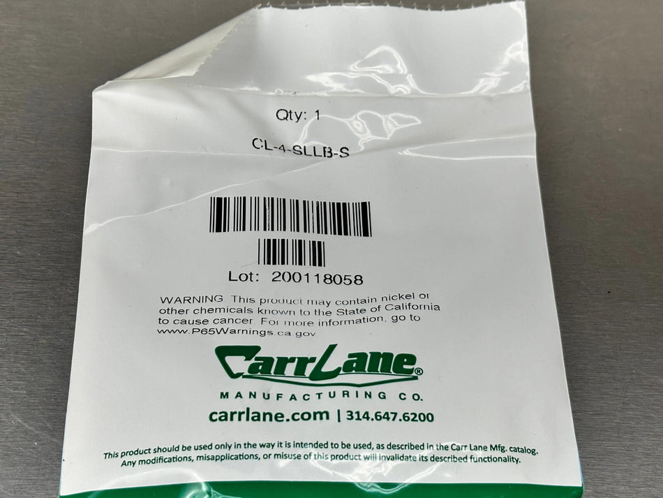 Carr Lane CL-4-SLLB-S Slotted Locator Bushing Stainless 3/4"